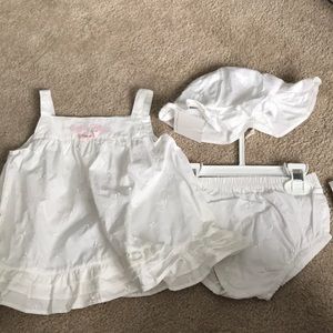 Calvin Klein Baby 3 pc set -6/9 months